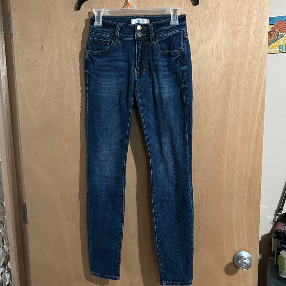 CAbi Women's Dark Blue Skinny Jeans